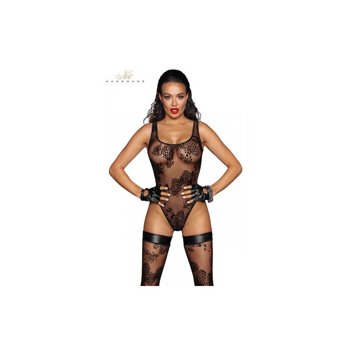 Body en tulle floqué F242