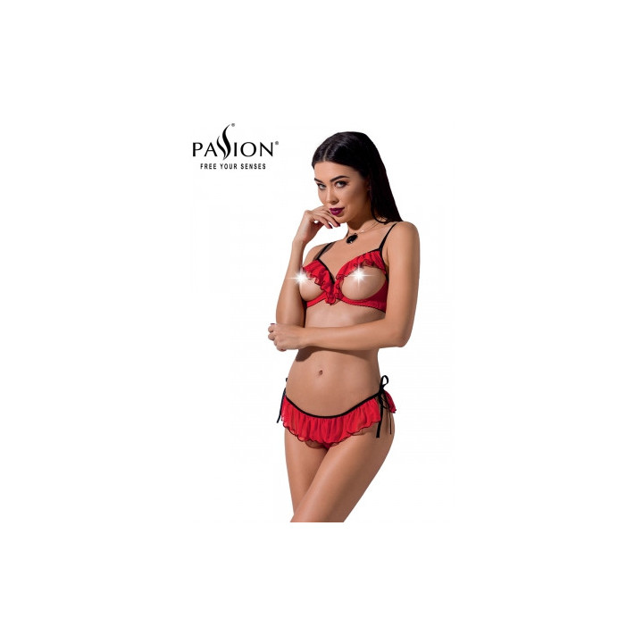 Ensemble lingerie seins nus Cherry - Passion
