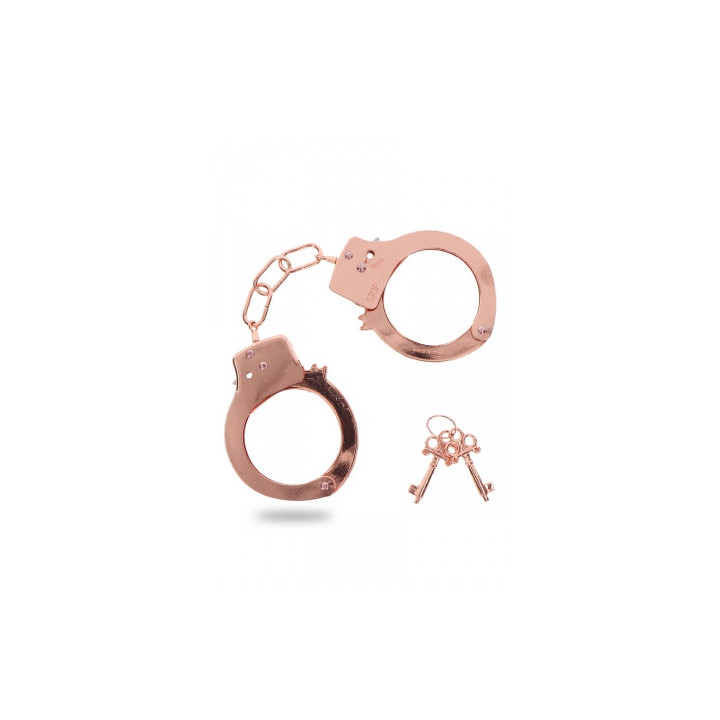 Menottes métal rose gold - Toy Joy