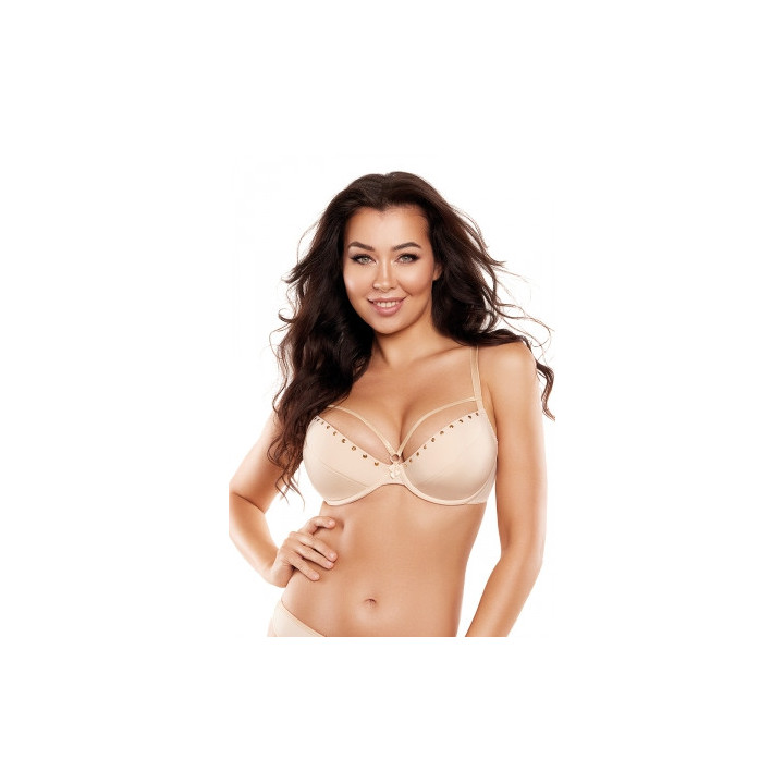 Soutien-gorge push-up beige V-10341 - Axami
