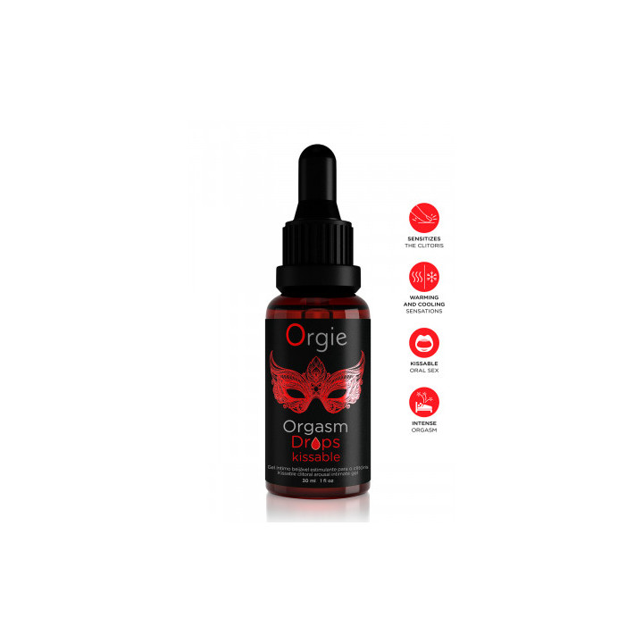 Gel d'excitation du Clitoris Orgasm Drops Kissable