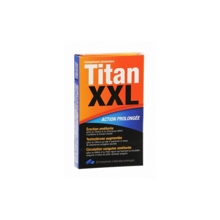 Titan XXL (20 comprimés) - stimulant sexuel
