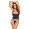 Ensemble corset seins nus noir - Cottelli PARTY