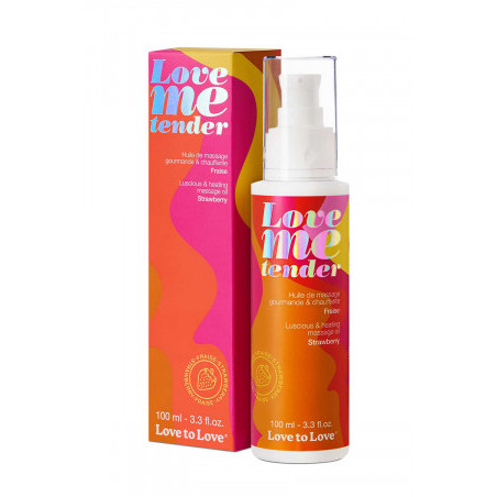 Huile de massage fraise 100ml - Love To Love