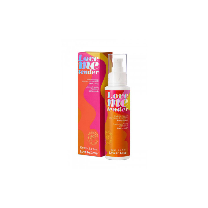 Huile de massage barbe a papa 100ml - Love to Love