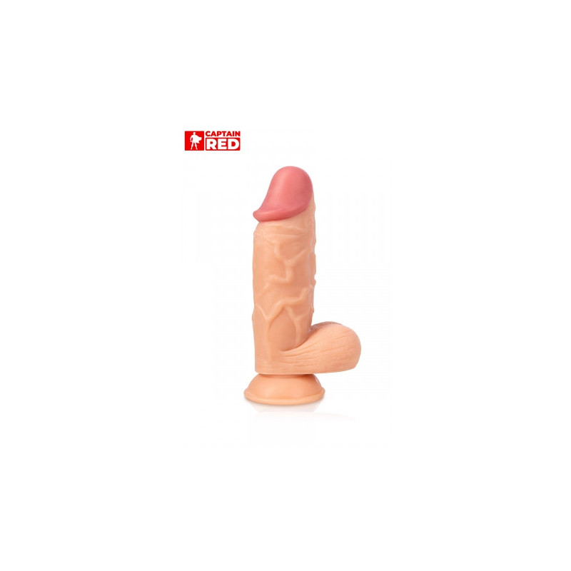 Gode XXL The Strong 26 x 6,5 cm - Captain Red