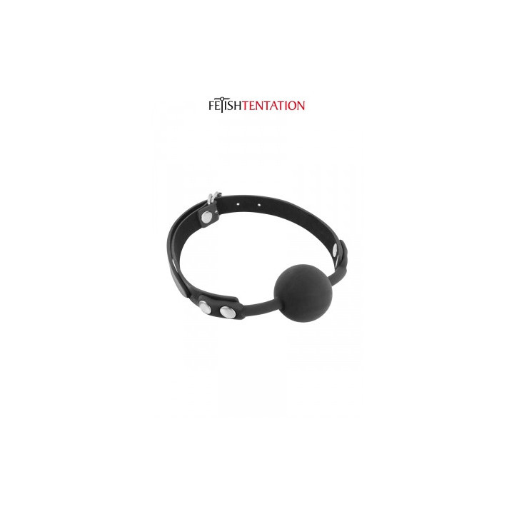 Baillon boule noir - Fetish Tentation