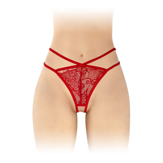 String ouvert Mylene - rouge