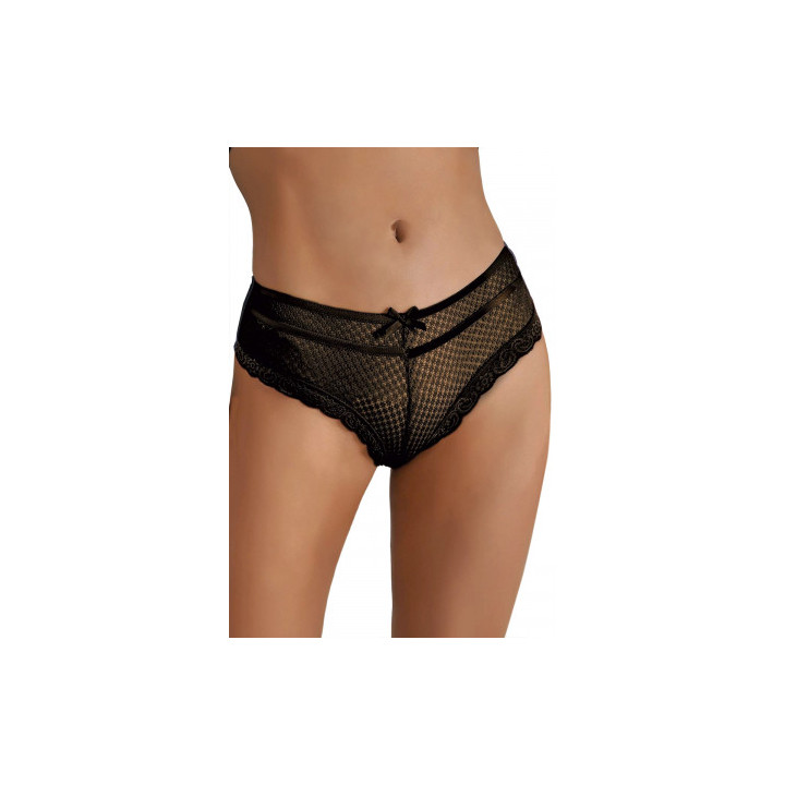 Tanga noir dentelle - Paris Hollywood