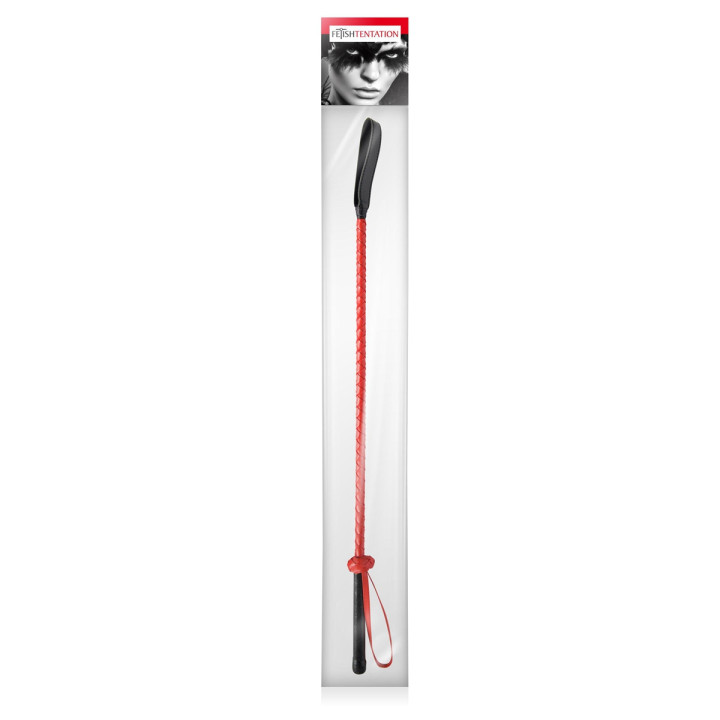 Cravache noir et rouge - Fetish Tentation