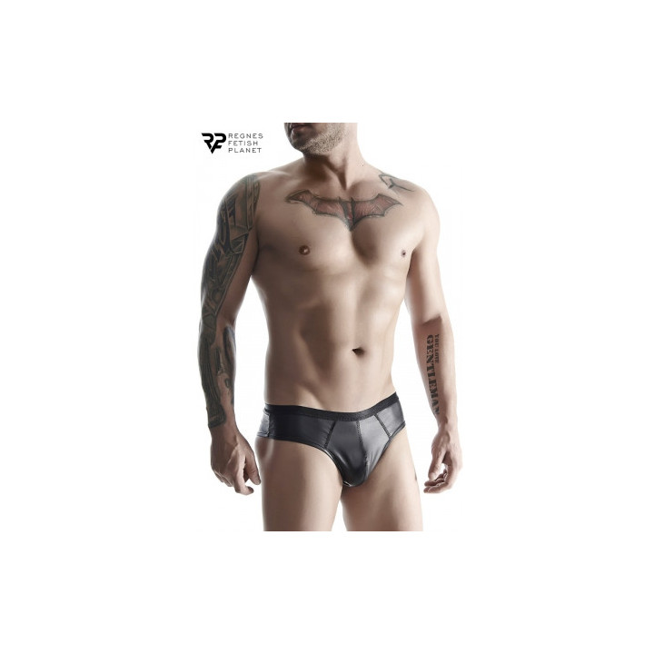Slip noir wetlook - Regnes