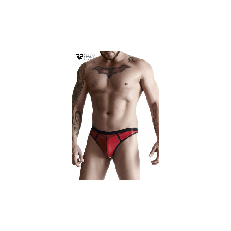 String en wetlook rouge - Regnes