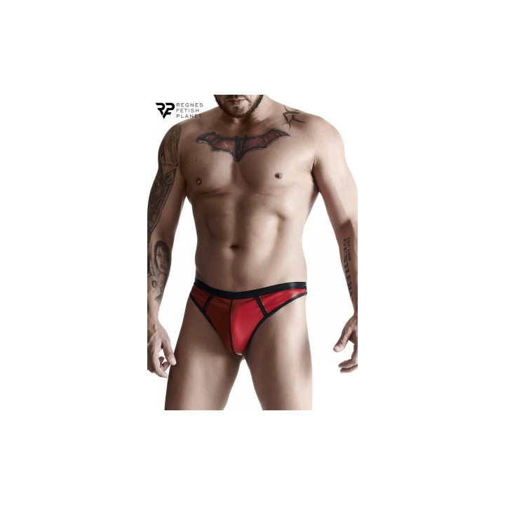 String en wetlook rouge - Regnes