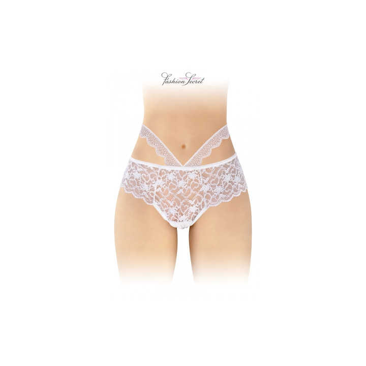 Culotte ouverte blanche Marie - Fashion Secret