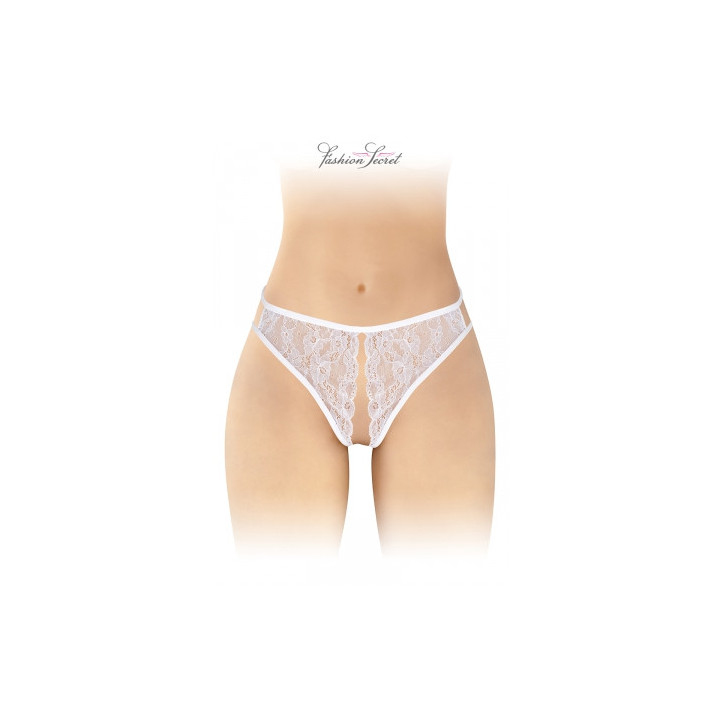 String blanc ouvert Victoria - Fashion Secret