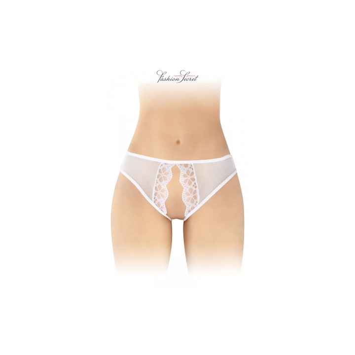 Culotte blanche ouverte Ambre - Fashion Secret