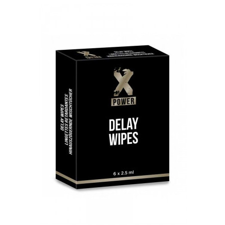 6 lingettes retardantes - XPOWER