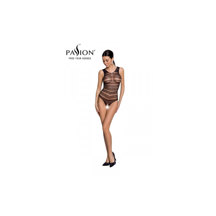 Body résille ouvert BS086 - Noir