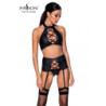 Ensemble sexy faux cuir Nancy - Passion